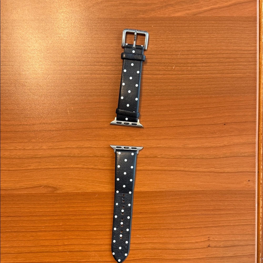 Black and White Polka Dot Watch Band